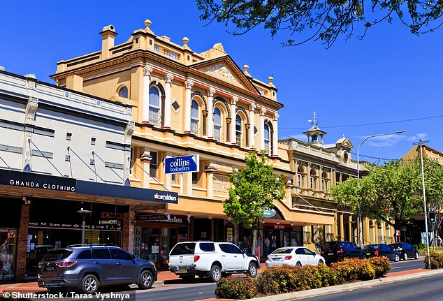 The 35-year-old was flagged for deportation after being sentenced to at least a year in prison following the incident in Orange, New South Wales (pictured), but is allowed to remain in Australia.