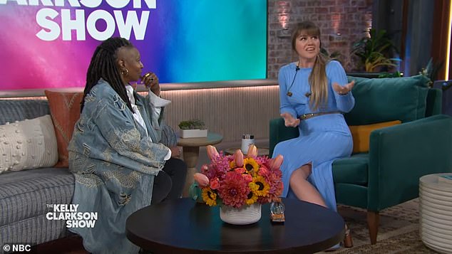 The Kelly Clarkson Show host welcomed Whoopi Goldberg, 68, to her show on Monday, where they swapped stories about the weight-loss medications they've taken.