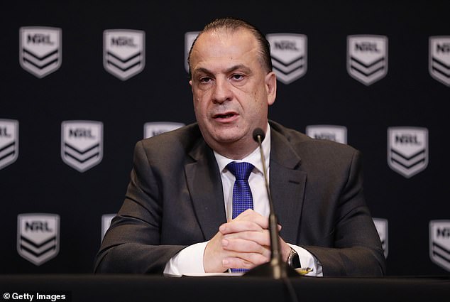 ARL Commission boss Peter V'landys (pictured) has already declared war on the AFL and will seize the opportunity given to the NRL.