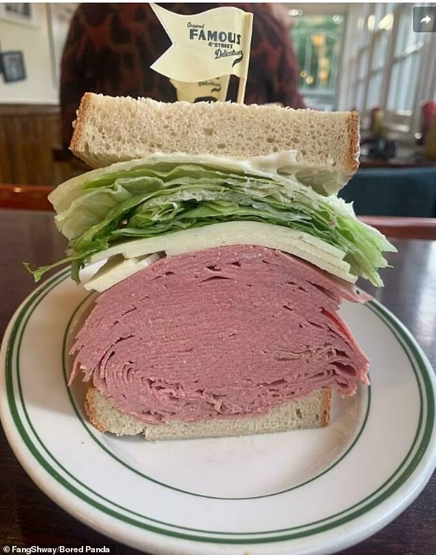 It started out as a pastrami sandwich, until the chef got too excited and decided to make it bigger.