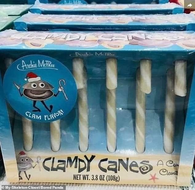 These clam-flavored candy canes are perhaps a perfect example of culinary ambition gone too far.