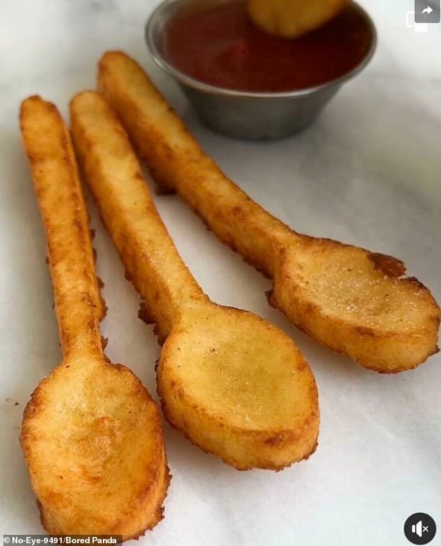 However, these cute spoon-shaped fries will help diners enjoy their favorite dip.