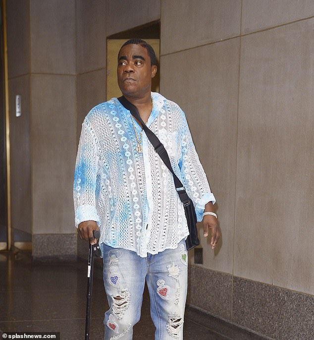 Comedian Tracy Morgan, 55, hit a plateau in his weight loss and said he 