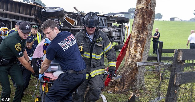 Crews from Marion County Fire Rescue and the Marion County Sheriff's Office are assisting victims of the horrific crash Tuesday morning.