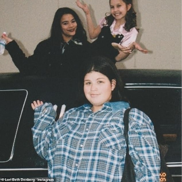 The retired SAG Award nominee's mirror selfie came on the same day her former All That co-star Lori Beth Denberg (M, pictured in 1996) opened up about witnessing her former boss Dan Schneider working too hard on an Amanda 