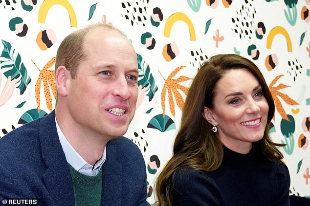 The Prince and Princess of Wales pictured during a visit to the Open Door Charity in Birkenhead last year.