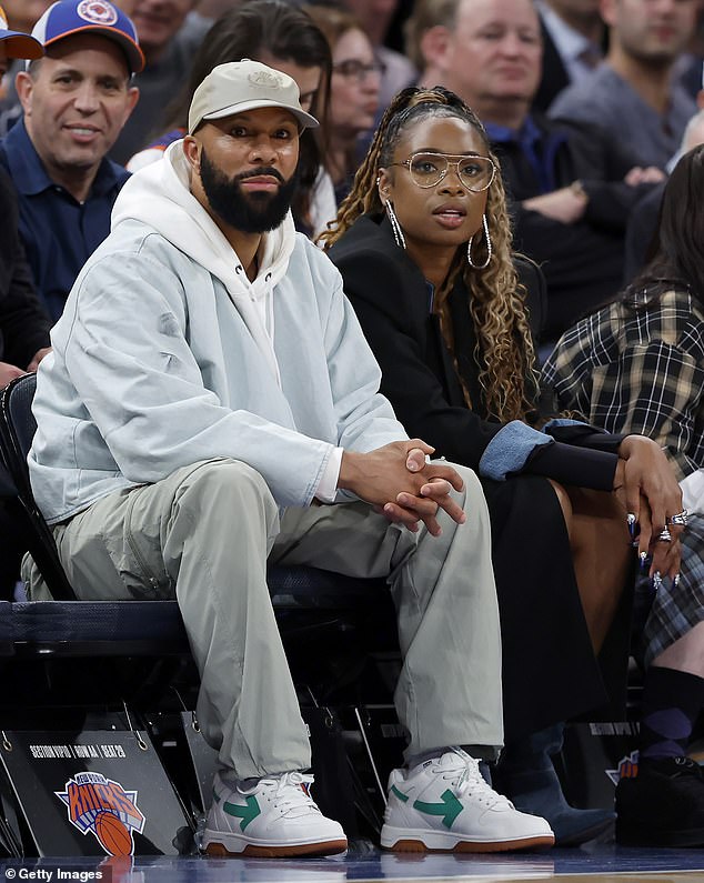 EGOT winner Jennifer Hudson was accompanied by her boyfriend, rapper and actor Common, 52.