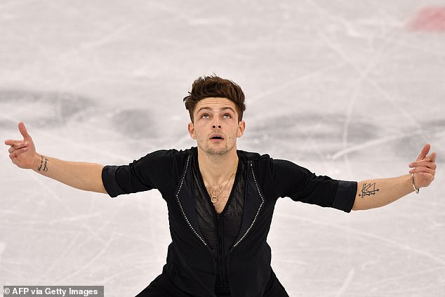 The 29-year-old (pictured from the 2018 Winter Games) reportedly denies all allegations against him and does not face any criminal charges.