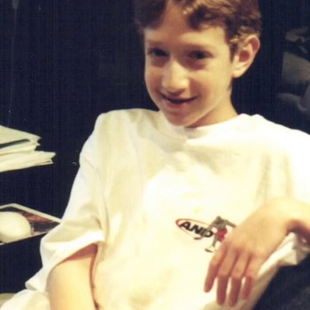 Zuckerberg posted a video that included photos of him as a child, like the ones shown above.