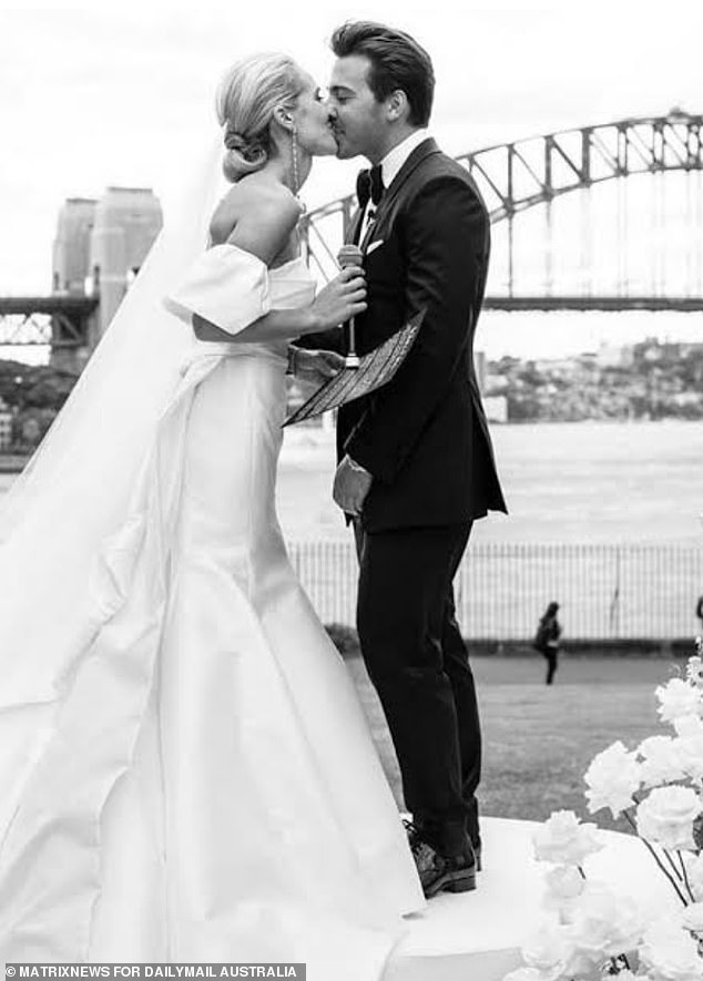 The couple married in a lavish harborside ceremony in 2018.