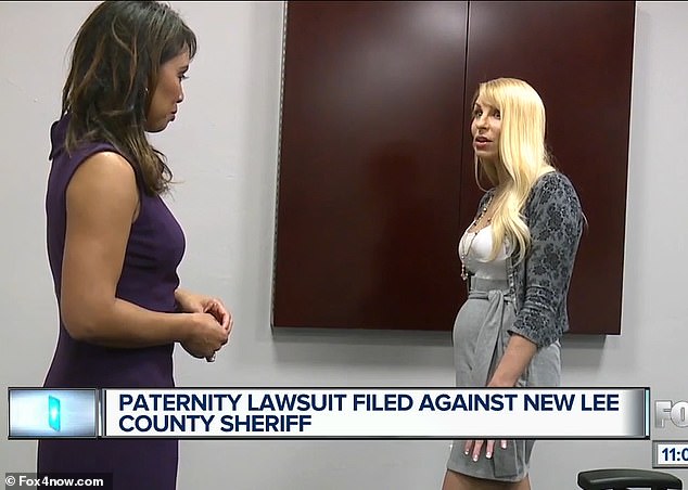 Marceno was the plaintiff in a paternity suit filed when Deanna Williams (right) became sheriff. Williams had an abortion and the result of any paternity test that may have been performed was never made public.