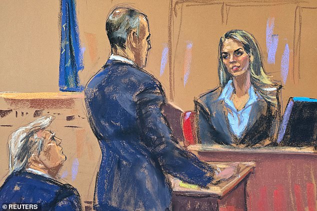 The former White House aide took the stand on May 3 and became emotional at one point as her former boss watched from across the courtroom.