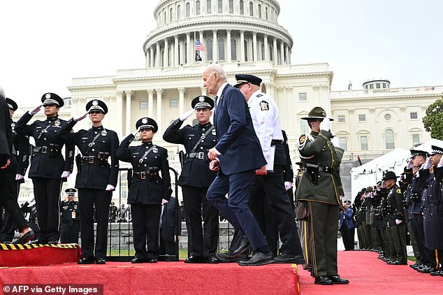 The president regained his balance and avoided another embarrassing spill. The president fell down the stairs of Air Force One, fell off his bicycle and tripped on a sandbag