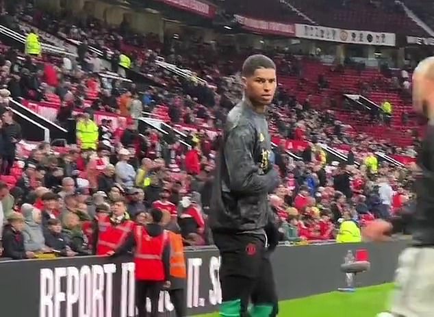 1715801914 821 Infuriated Marcus Rashford confronts a heckling fan at Old Trafford