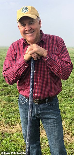 California farmer Mark McAfee (left) said they were having a harder time keeping raw milk on shelves compared to before.