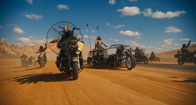 You don't need to be an oil enthusiast to enjoy this seductively crazy vision of hordes of rival bikers at war over oil.