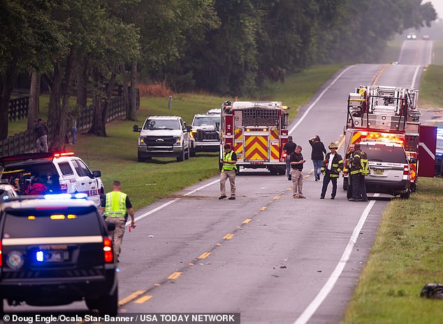 Florida officials closed sections of State Road 40 West while they deal with the fatal crash.