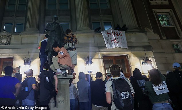 NYPD officers arrested dozens of protesters on April 30 and cleared Hamilton Hall after it was taken over by students who barricaded themselves inside.