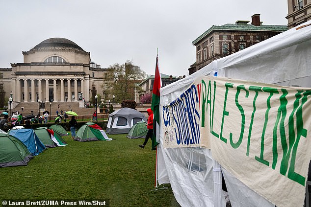 University President Nemat Shafik has asked the police department to maintain a presence on campus until at least May 17.