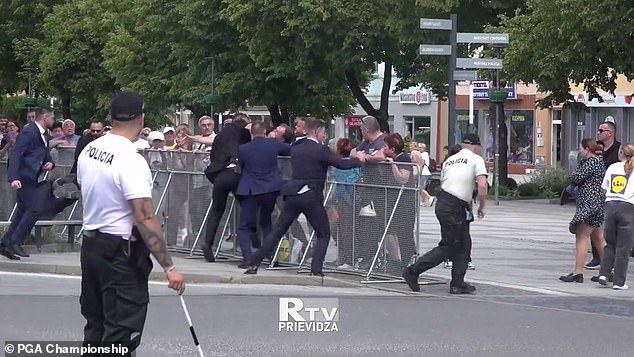 Robert Fico was signaled to meet a crowd of supporters before a gunman leaned down and fired five shots at point-blank range, sending the divisive politician to the ground.