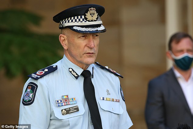 Queensland Police Commissioner Steve Gollschewski (pictured) said police are investigating.