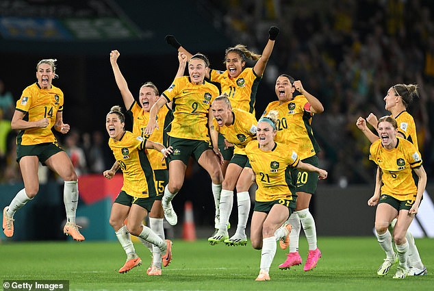 The 2023 Women's World Cup gave Australia one of its greatest sporting moments when the Tillies beat France in a thrilling penalty shootout (pictured).