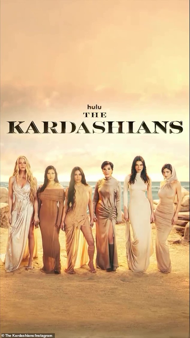 Her sisters Khloe, Kourtney, Kim, Kendall and her mother Kris Jenner also appeared in Dune-style outfits in the new teaser.