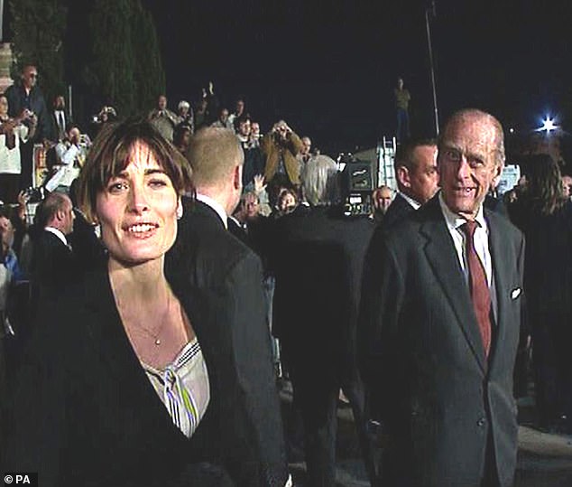 Prince Philip proves he can still make the ladies jump by sneaking behind ITN royal correspondent Romilly Weeks as she reports live to camera in Malta in 2007.