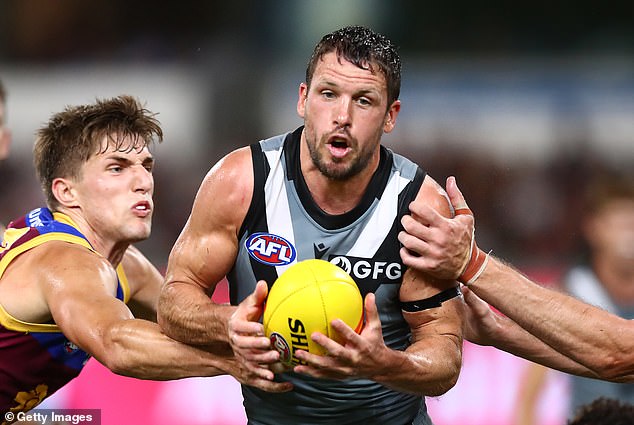 Port Adelaide star Travis Boak criticized Knox players' behavior on social media