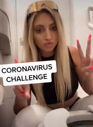 Ava said it was part of a TikTok challenge but later admitted the challenge wasn't real.