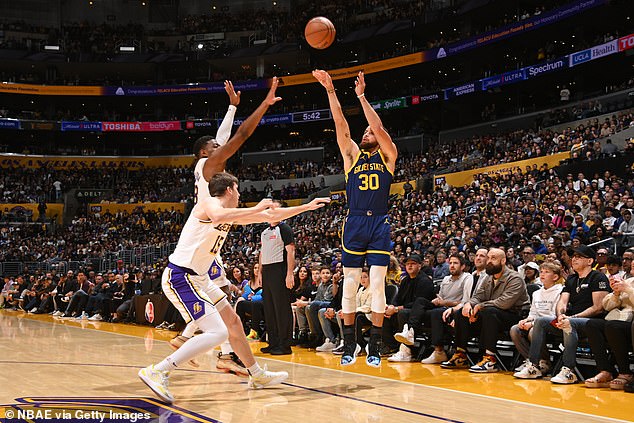 Golden State Warriors point guard Stephen Curry (right) is ranked ninth and will earn £81 million in total in 2024.