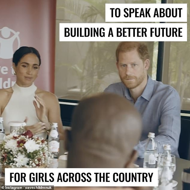 Prince Harry praised the charity for putting young voices at the forefront of its operation.