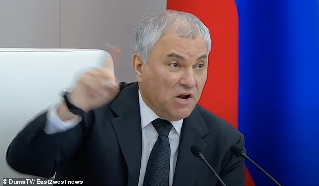 Putin's parliamentary chairman Vyacheslav Volodin