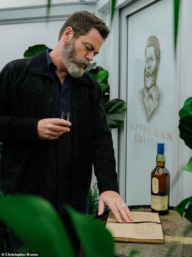 Lagavulin Offerman Edition: Caribbean Rum Cask Finish Aged 11 Years is inspired by Nick's deep affinity for maritime adventure.