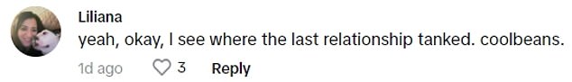 Jeff's video was quickly flooded with comments, with many viewers in blossoming relationships confirming his thoughts.