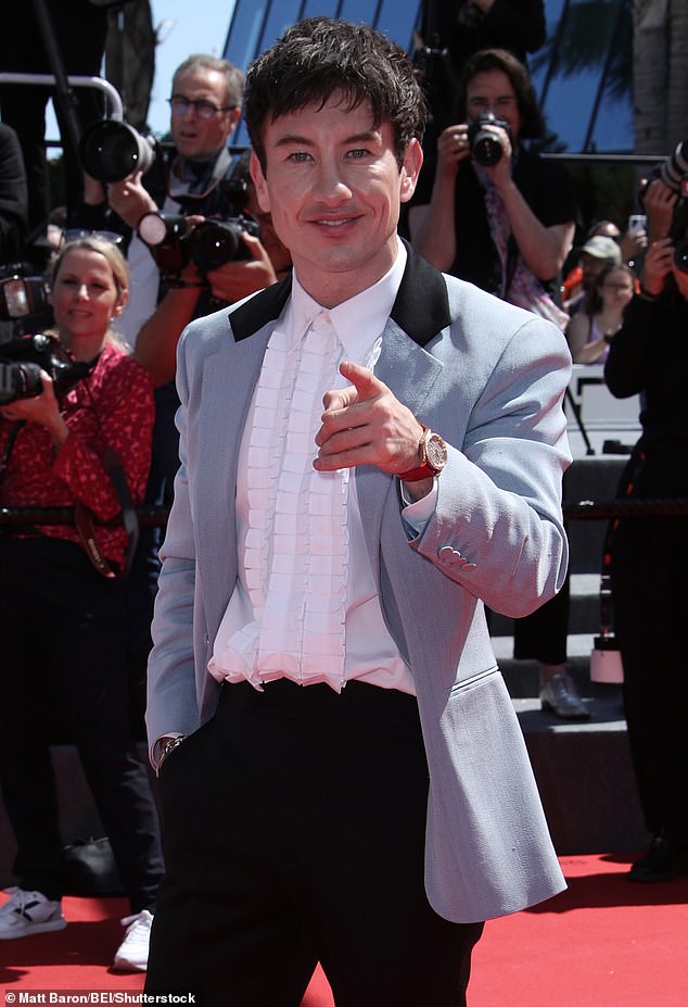 Keoghan appeared to be in high spirits as she walked the red carpet on the Croisette in Cannes.