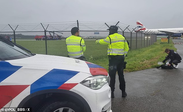 The flight was headed from London to the Norwegian city of Oslo when the captain alerted air traffic controllers and told them the plane would have to land immediately.