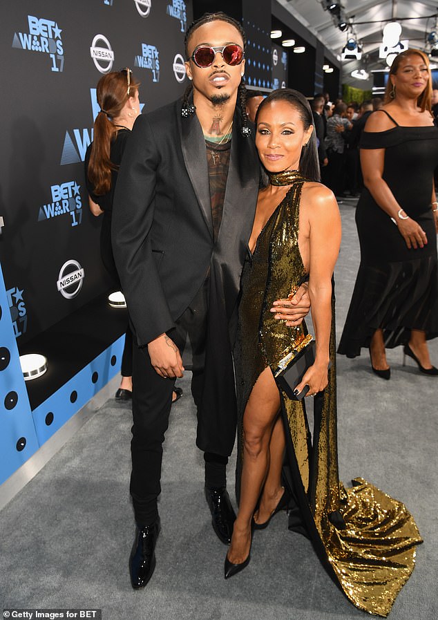 Jada previously admitted that she had an affair with singer August Alsina (seen above in 2017) in 2020 during a Red Table Talk.