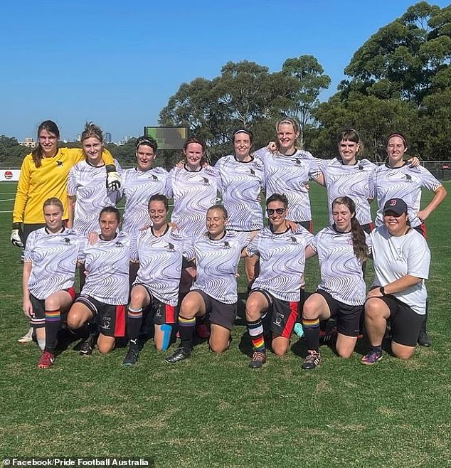 The team, made up of five transgender women, won a preseason tournament