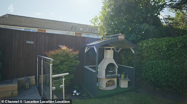 PROPERTY TWO: Despite having a bar and plenty of space, they said the garden was not child-friendly.