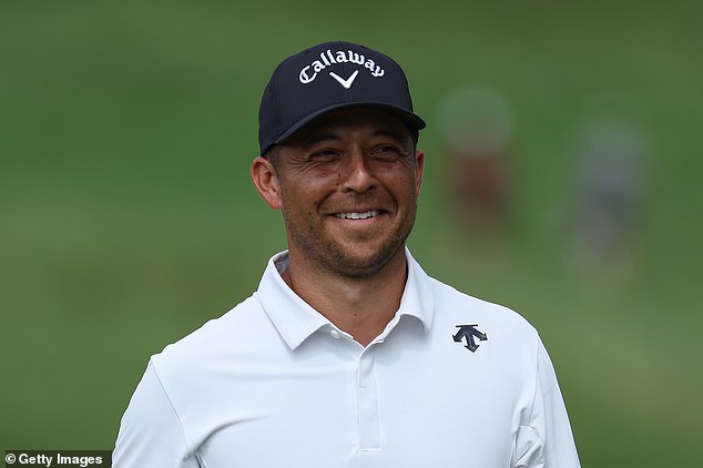 Schauffele smiled, and rightly so, during the first round of the PGA Championship.