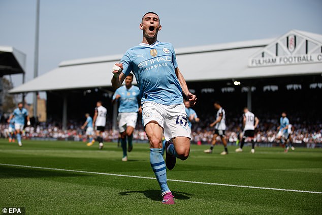 Foden has had an excellent personal season, scoring 25 goals and providing 11 assists.