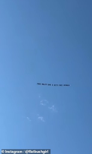 A plane flew over Kiryas Joel in February with a banner that read: 