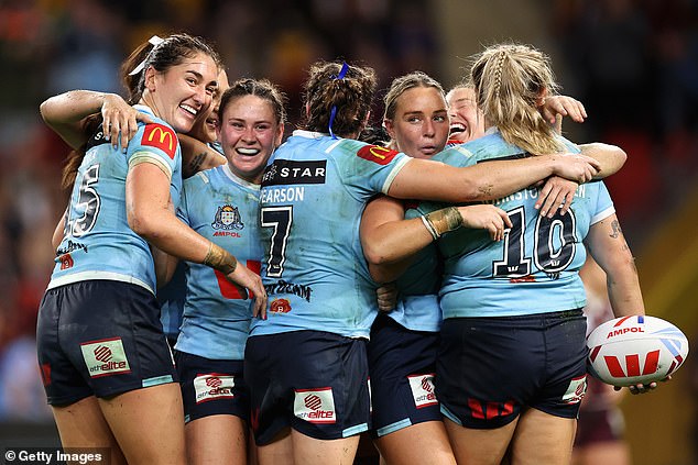 New South Wales won the first game of the series, which went to three games for the first time in Women's Origin history.