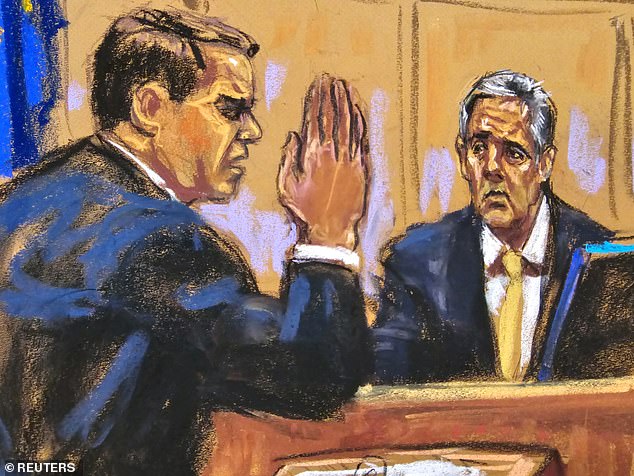 Trump lawyer Todd Blanche finally attacked Cohen on Thursday