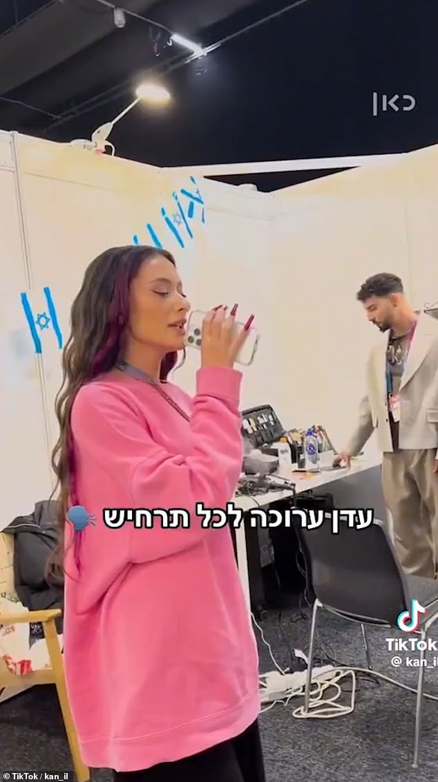 Israeli singer Golan is seen preparing for Eurovision making her entourage boo and shout at her 