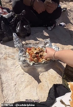 Instead of wandering around with other tourists, Caitlin befriended a member of a local Bedouin tribe and was invited to see how they live.