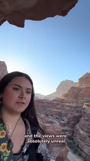 In the 'First Part' of her adventure, the American tourist explains how her unique experience came about