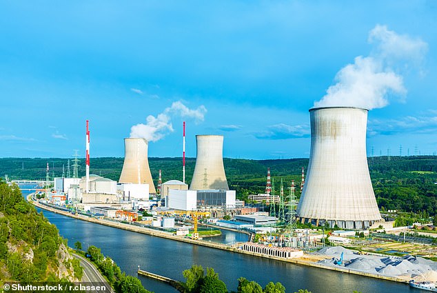 Even before he gave his budget response speech on Thursday night, they began a fear campaign against his plan to convert disused coal-fired power plants into nuclear reactors (pictured, Tihange, Belgium).