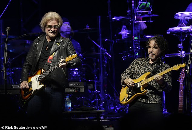 Hall and Oates, photographed performing in July 2017, haven't made new music together in 20 years.